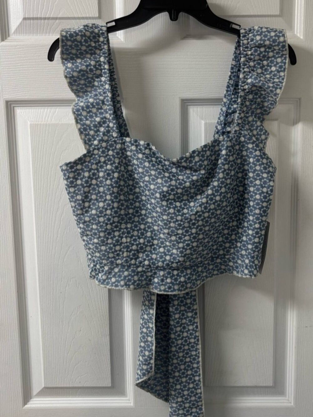 Tie-Back Crop Top - Picture 1 of 2
